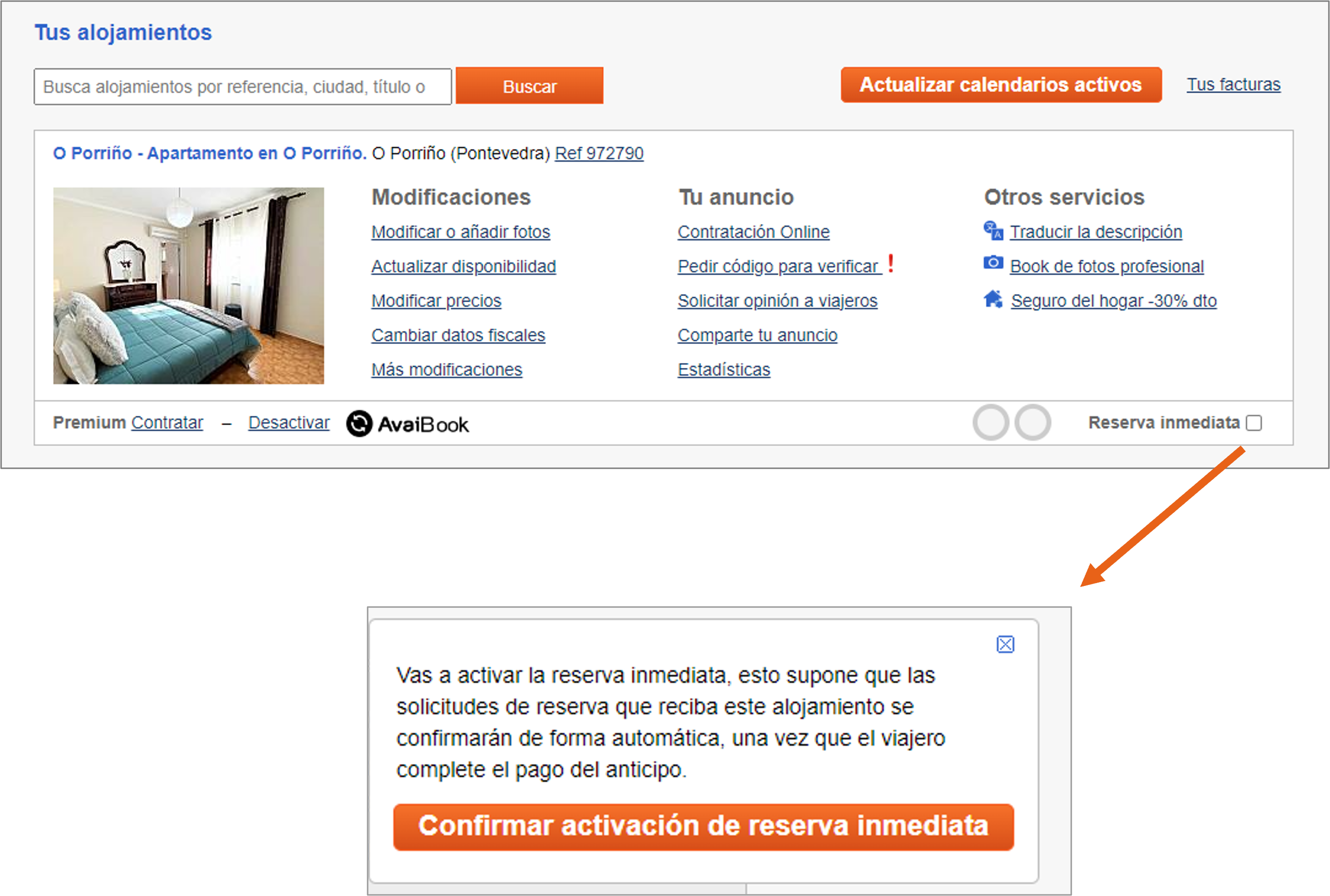 Activar IB Centro De Ayuda De Rentalia